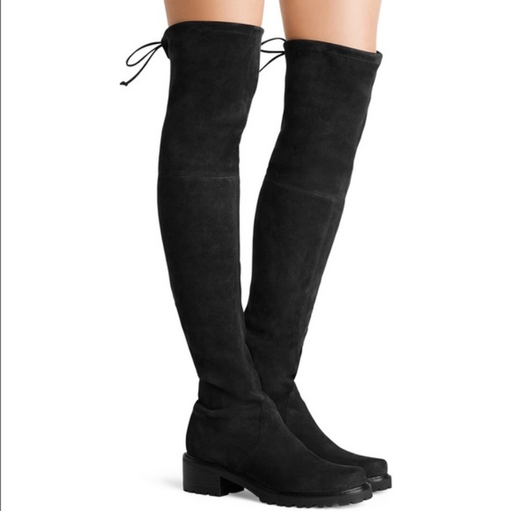 NEW Stuart Weitzman Vanland black suede boots